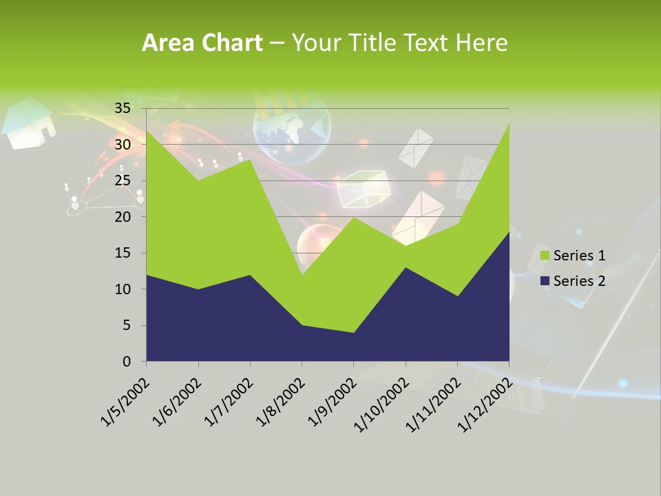 Abstract Virtual Future PowerPoint Template