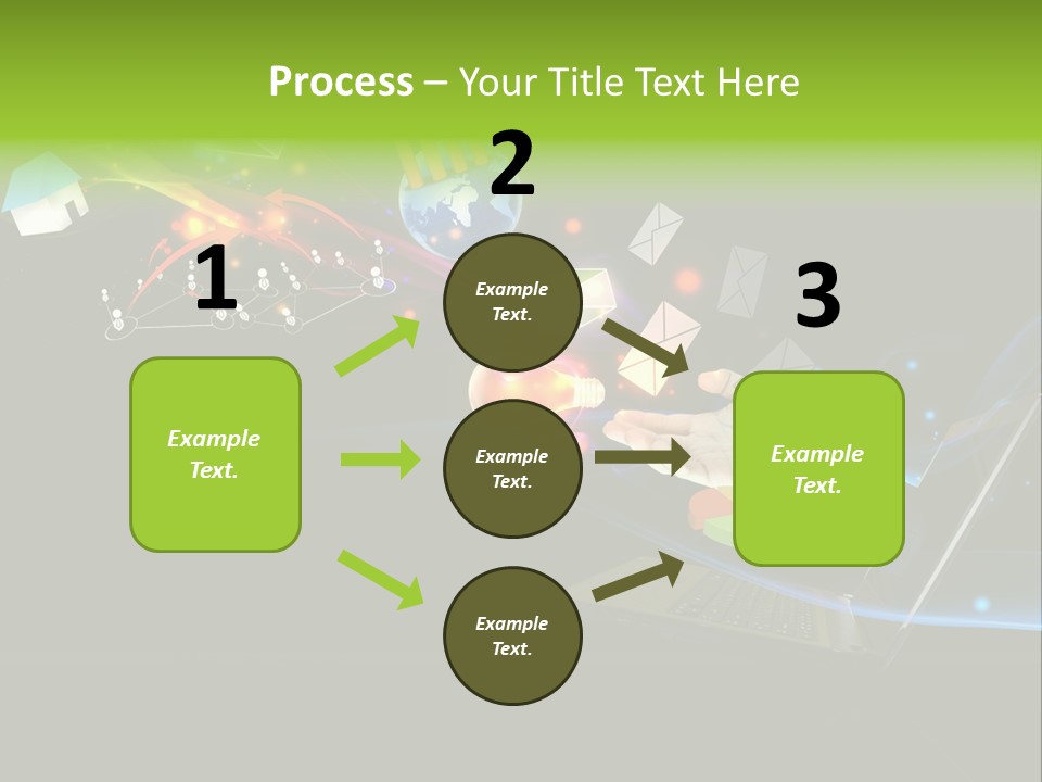 Abstract Virtual Future PowerPoint Template