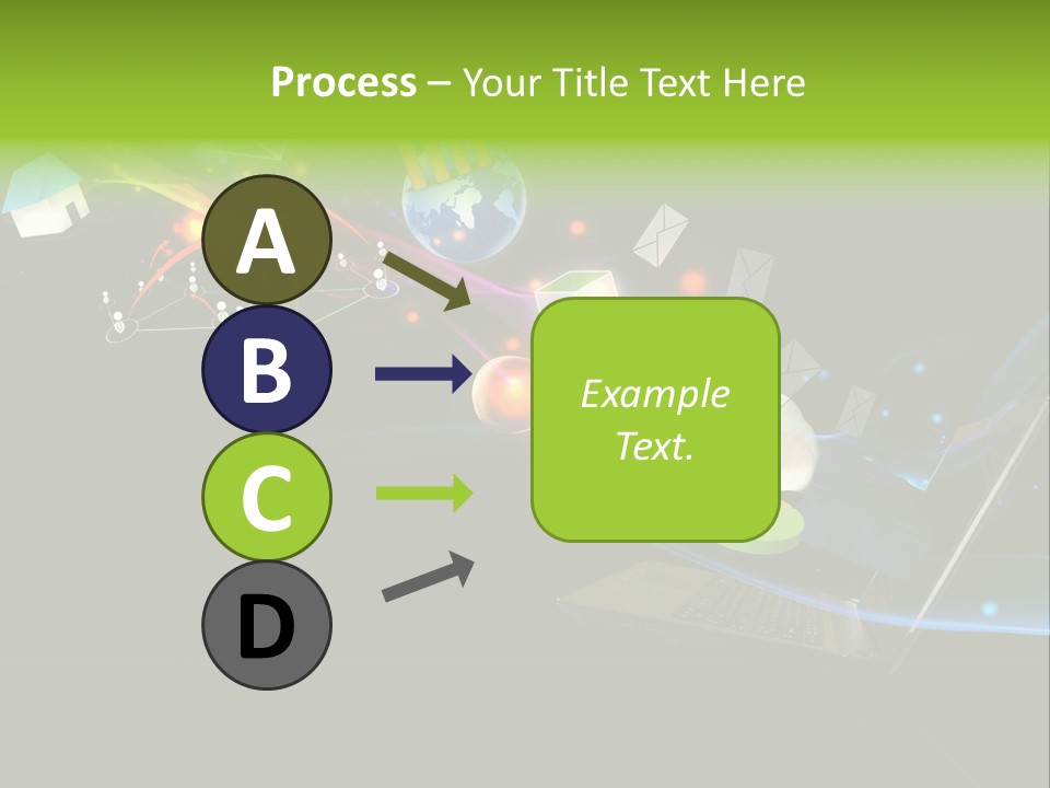 Abstract Virtual Future PowerPoint Template