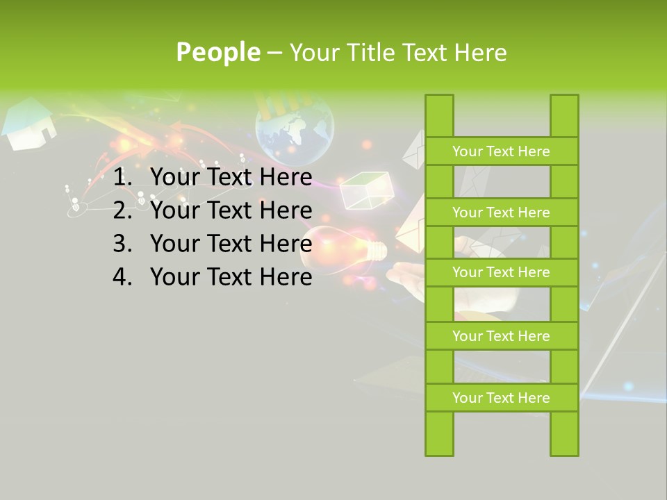 Abstract Virtual Future PowerPoint Template