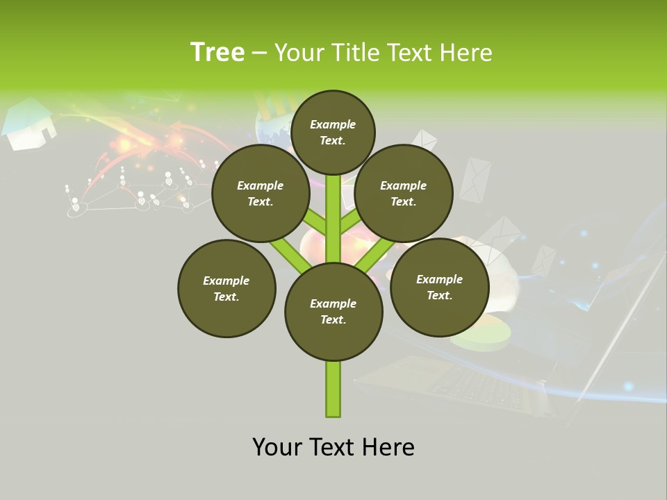 Abstract Virtual Future PowerPoint Template