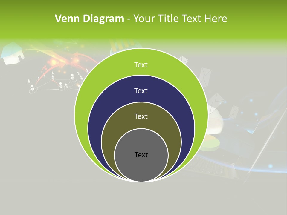 Abstract Virtual Future PowerPoint Template
