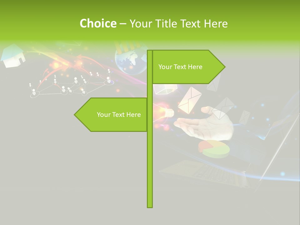 Abstract Virtual Future PowerPoint Template