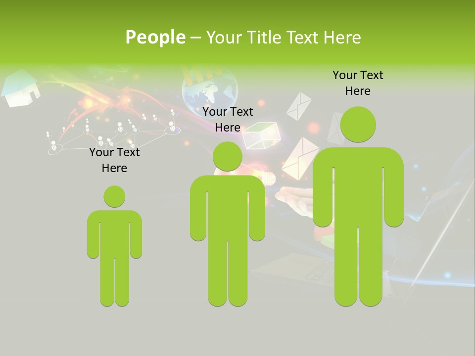 Abstract Virtual Future PowerPoint Template