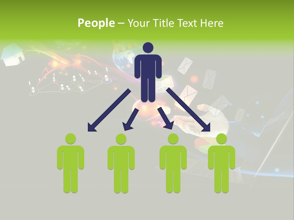 Abstract Virtual Future PowerPoint Template