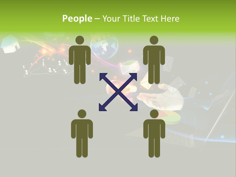 Abstract Virtual Future PowerPoint Template