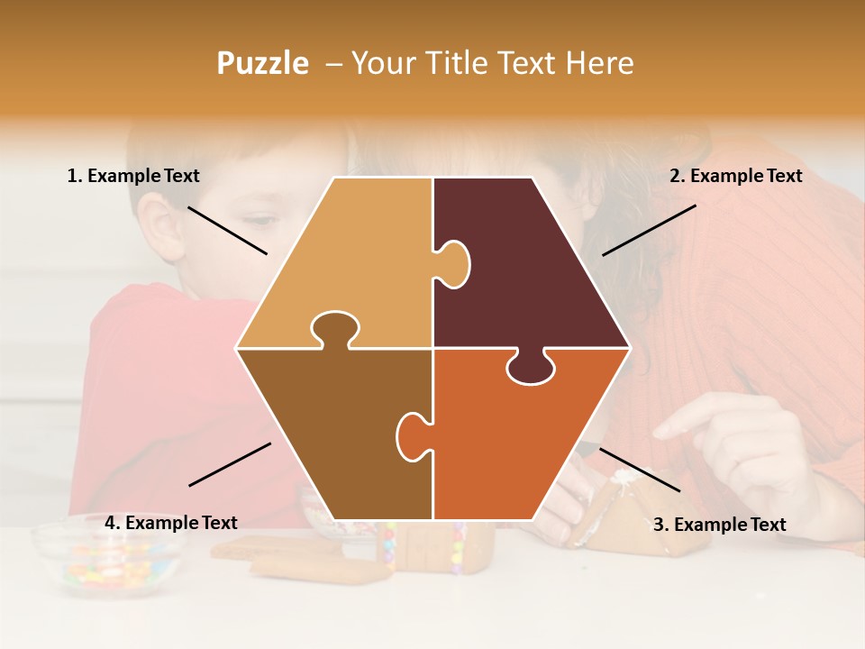 Christmas Child Lifestyle PowerPoint Template