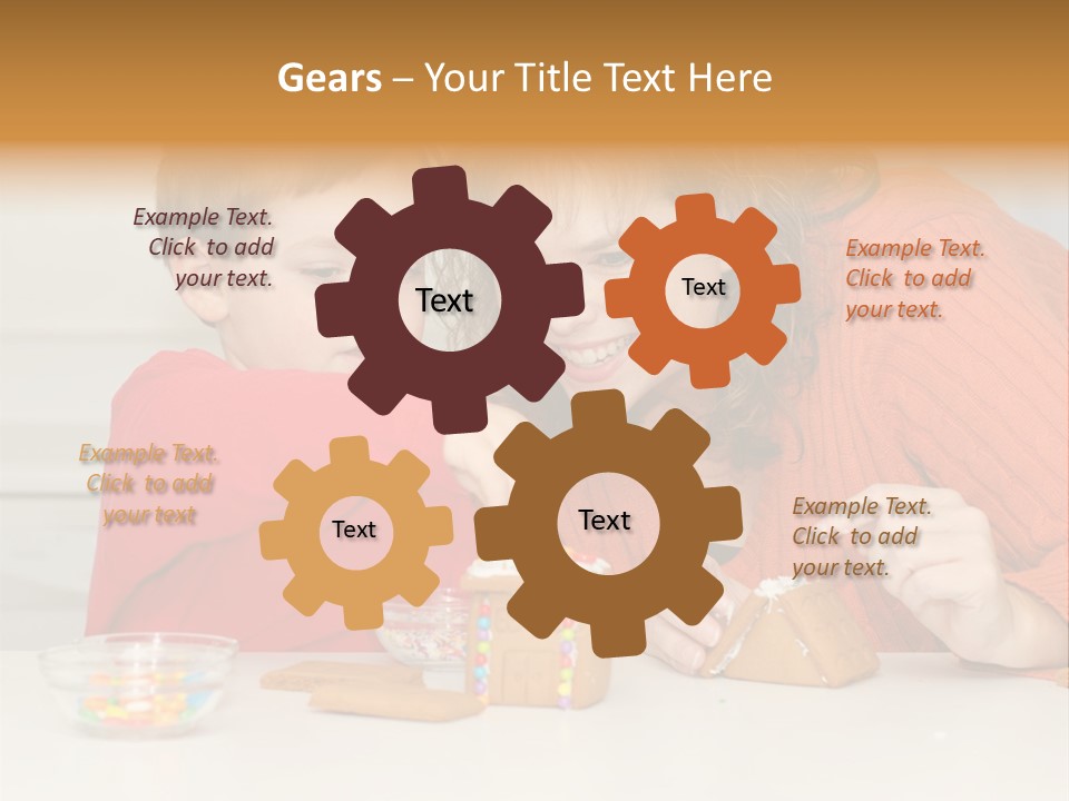 Christmas Child Lifestyle PowerPoint Template