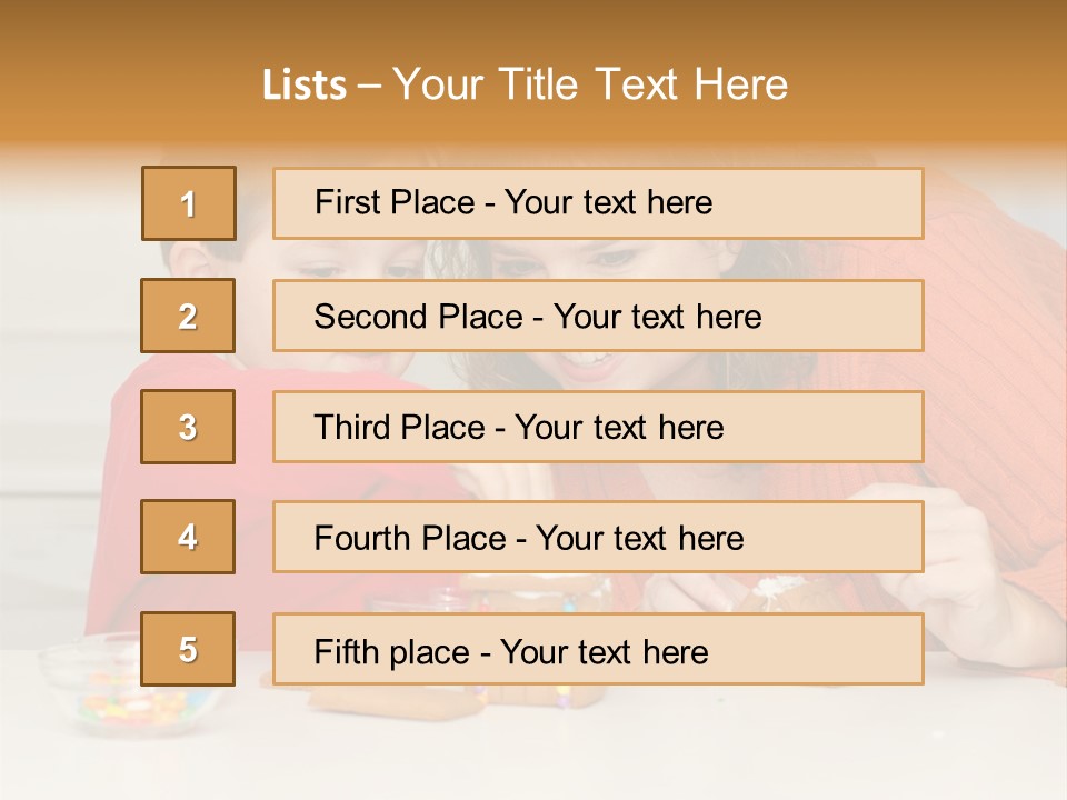 Christmas Child Lifestyle PowerPoint Template