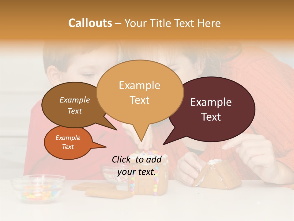 Christmas Child Lifestyle PowerPoint Template