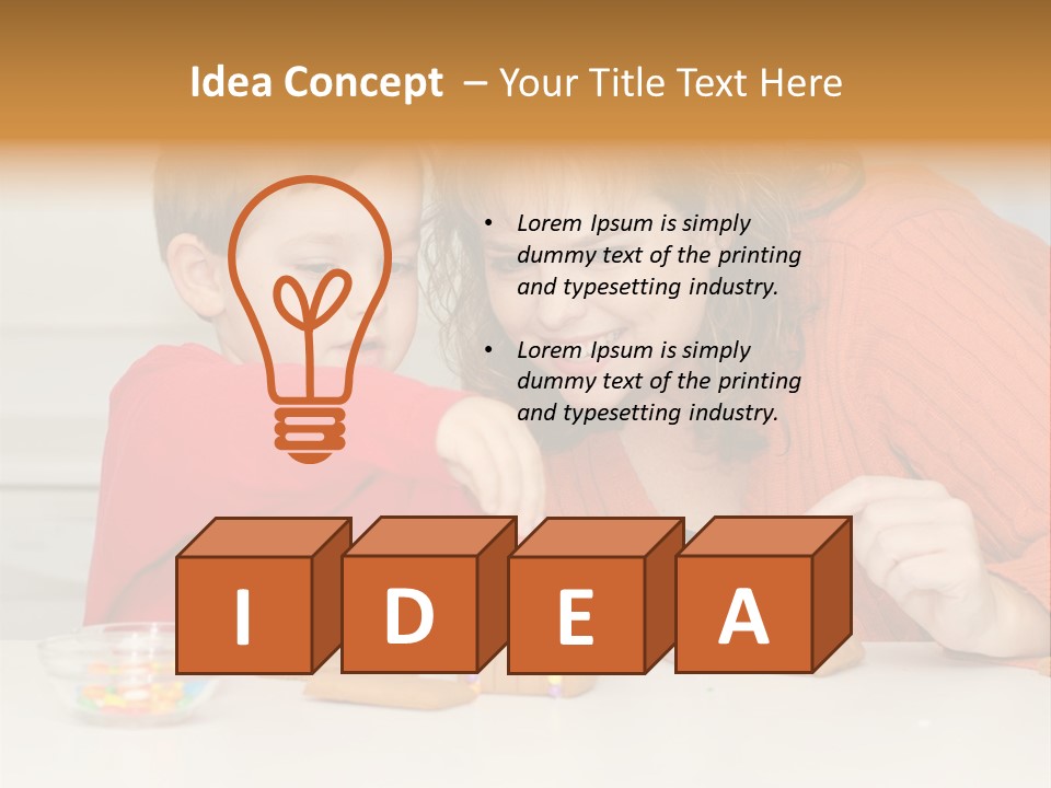 Christmas Child Lifestyle PowerPoint Template