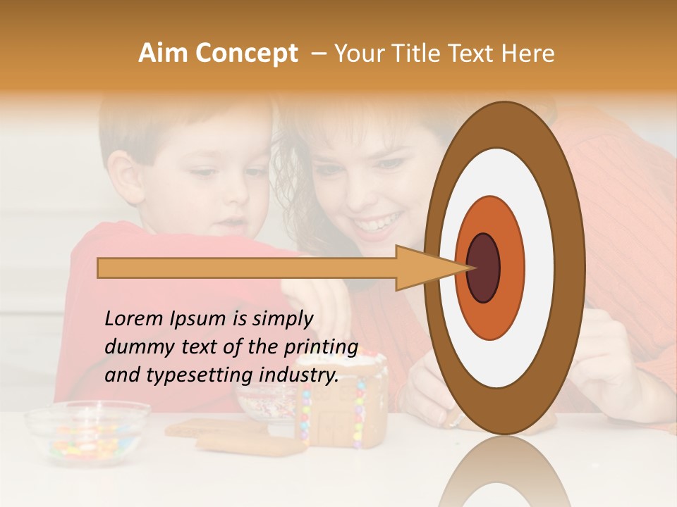 Christmas Child Lifestyle PowerPoint Template