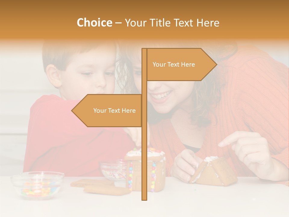 Christmas Child Lifestyle PowerPoint Template