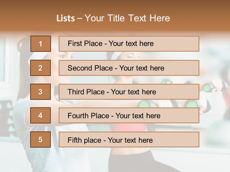 Train Muscular Muscles PowerPoint Template