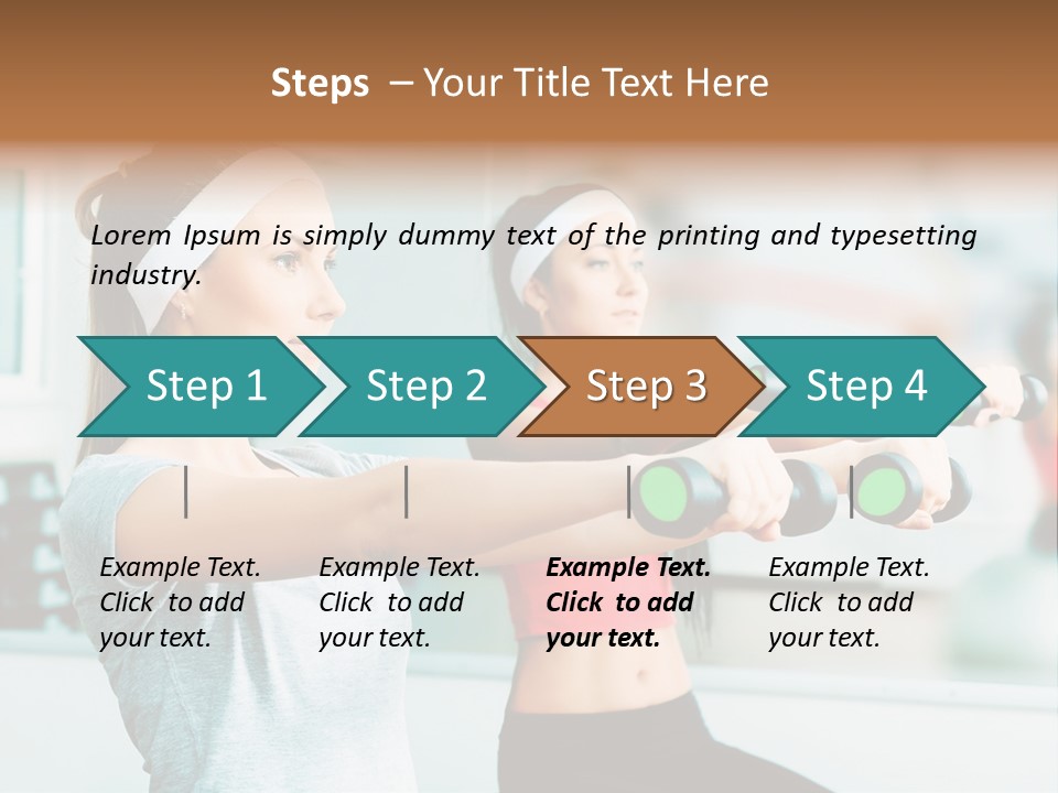 Train Muscular Muscles PowerPoint Template