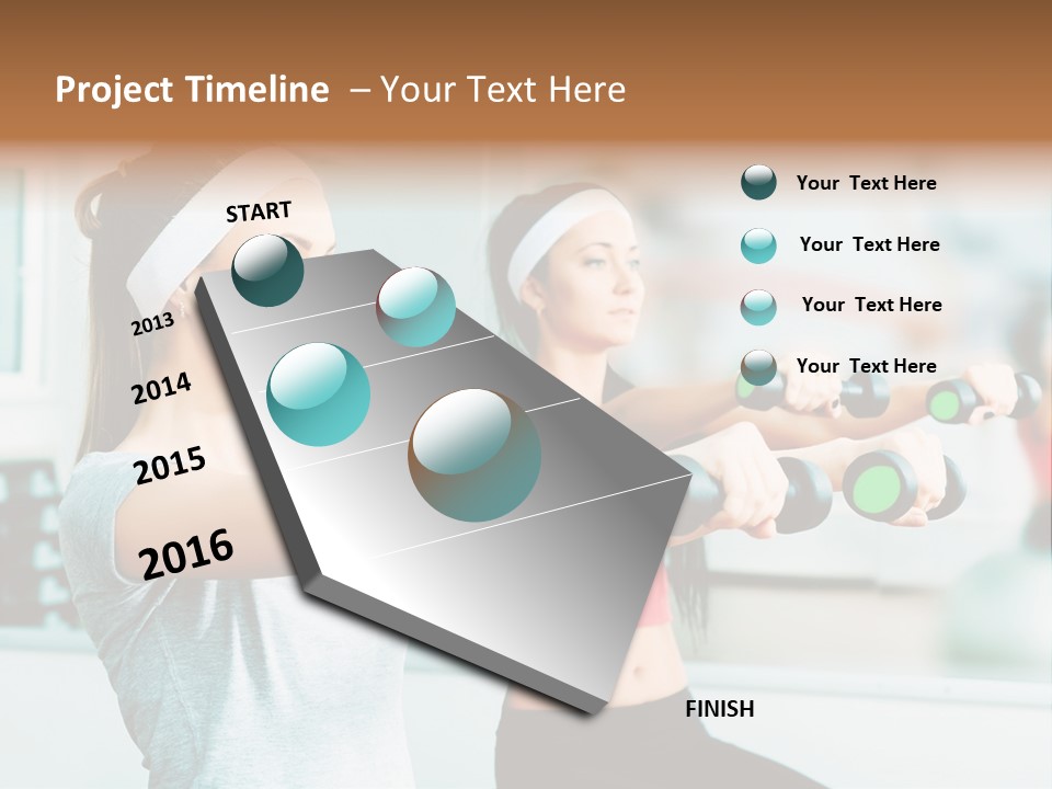 Train Muscular Muscles PowerPoint Template