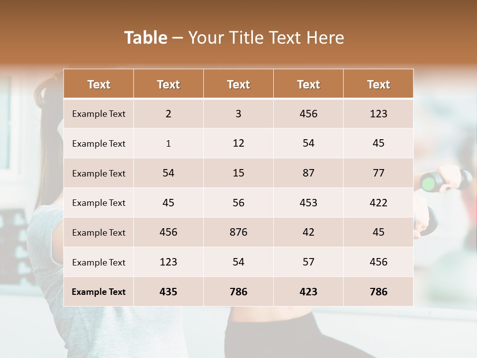 Train Muscular Muscles PowerPoint Template