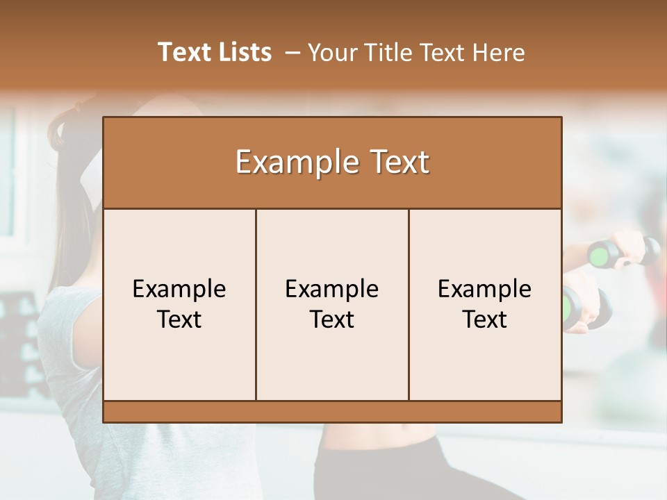 Train Muscular Muscles PowerPoint Template