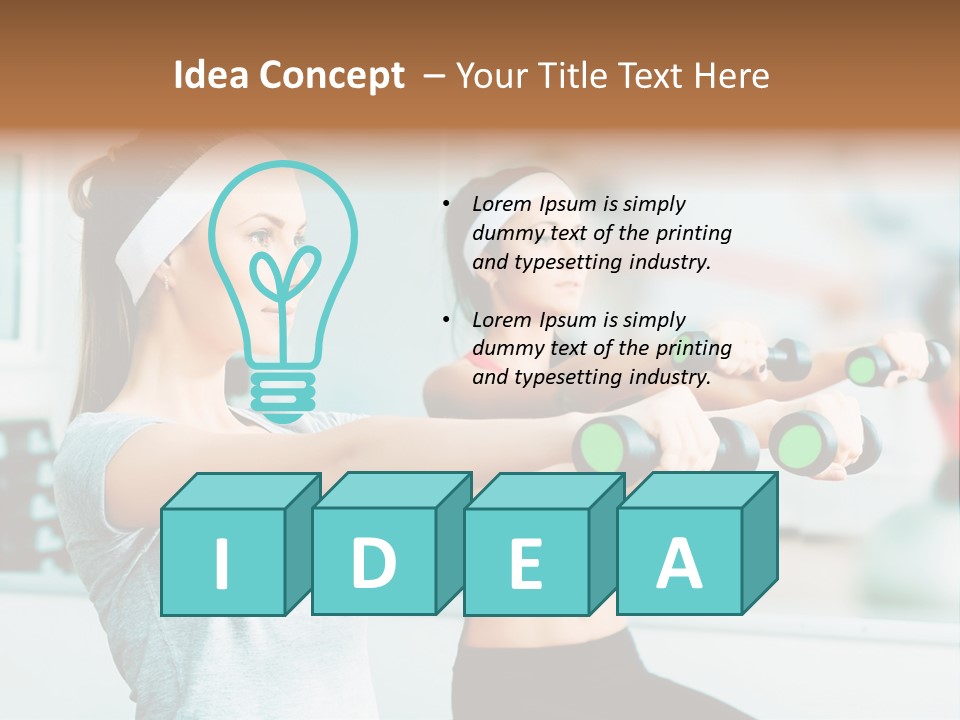 Train Muscular Muscles PowerPoint Template