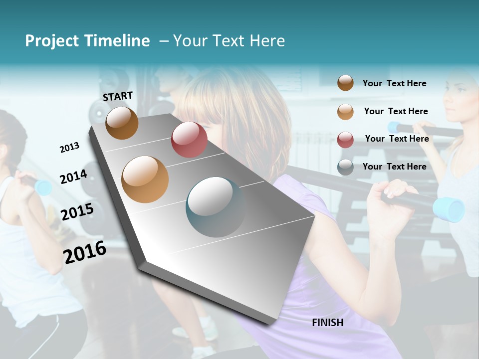 Fitness Effort People PowerPoint Template