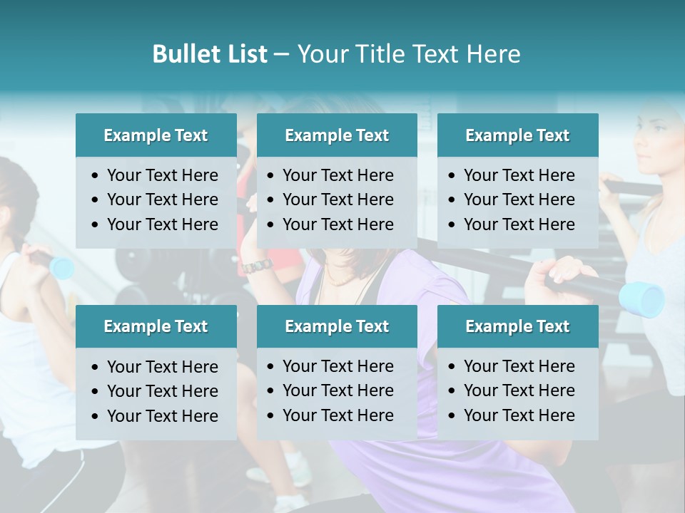 Fitness Effort People PowerPoint Template