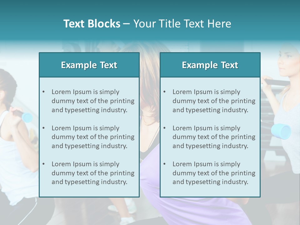 Fitness Effort People PowerPoint Template