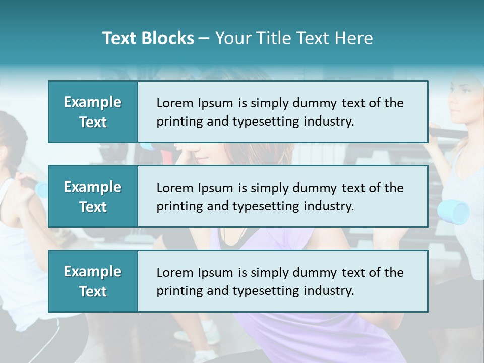 Fitness Effort People PowerPoint Template