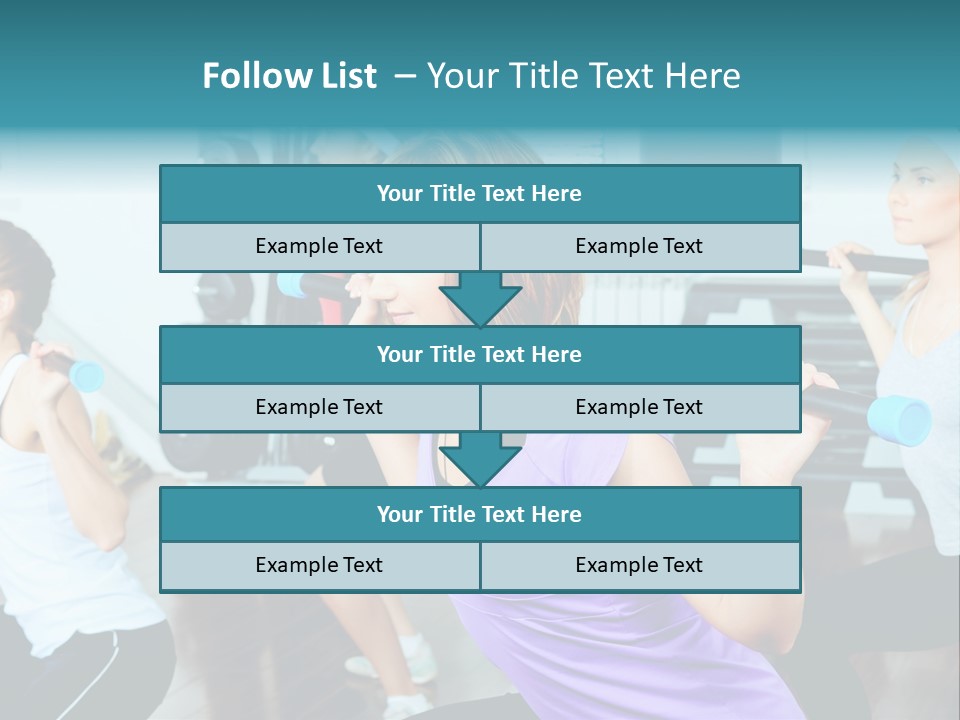 Fitness Effort People PowerPoint Template