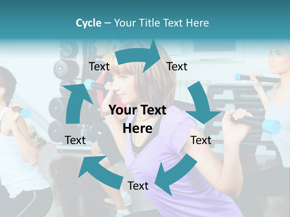 Fitness Effort People PowerPoint Template