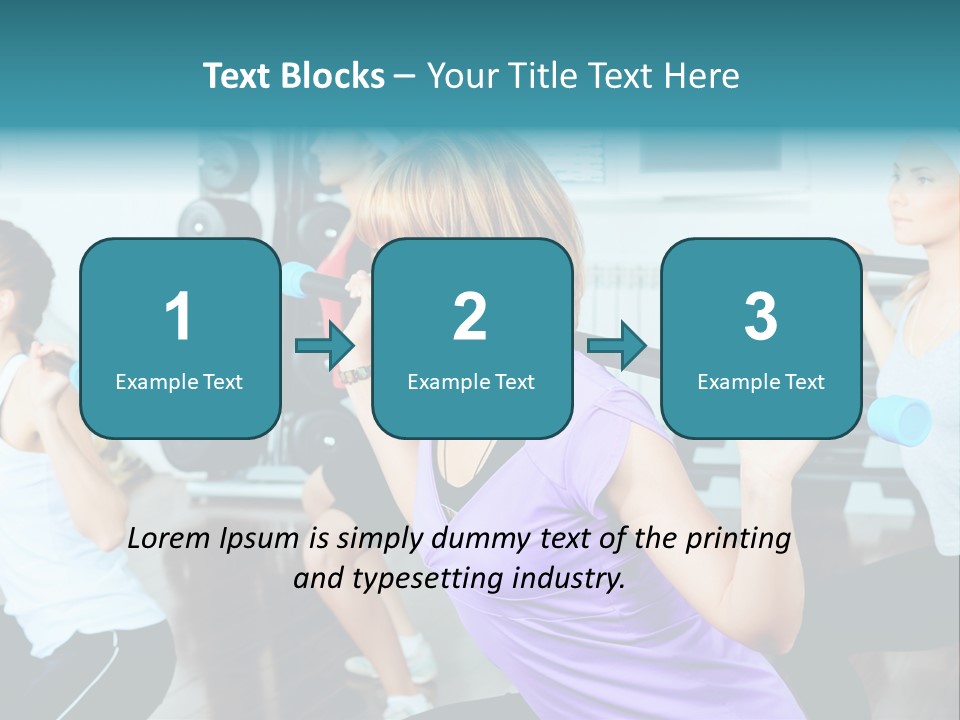 Fitness Effort People PowerPoint Template