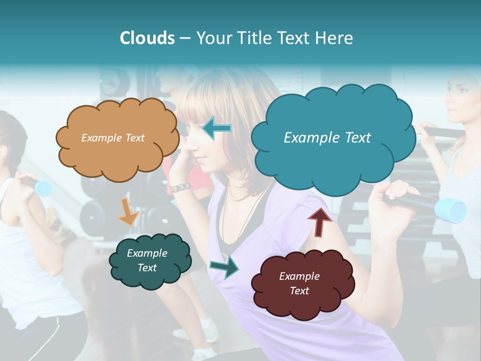 Fitness Effort People PowerPoint Template