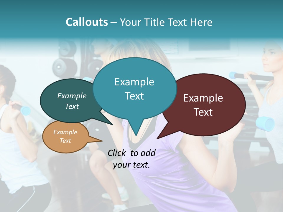 Fitness Effort People PowerPoint Template