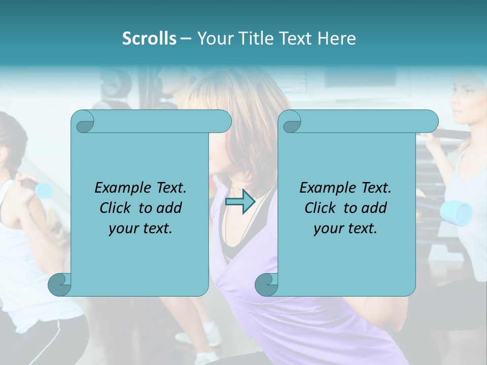 Fitness Effort People PowerPoint Template