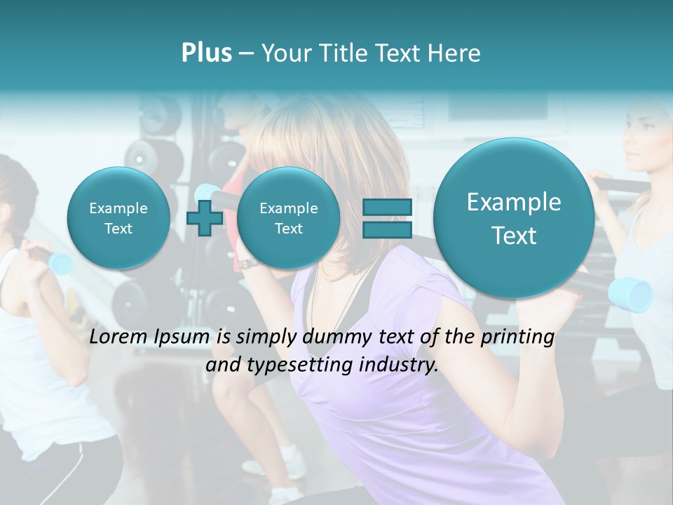 Fitness Effort People PowerPoint Template