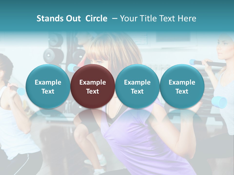 Fitness Effort People PowerPoint Template