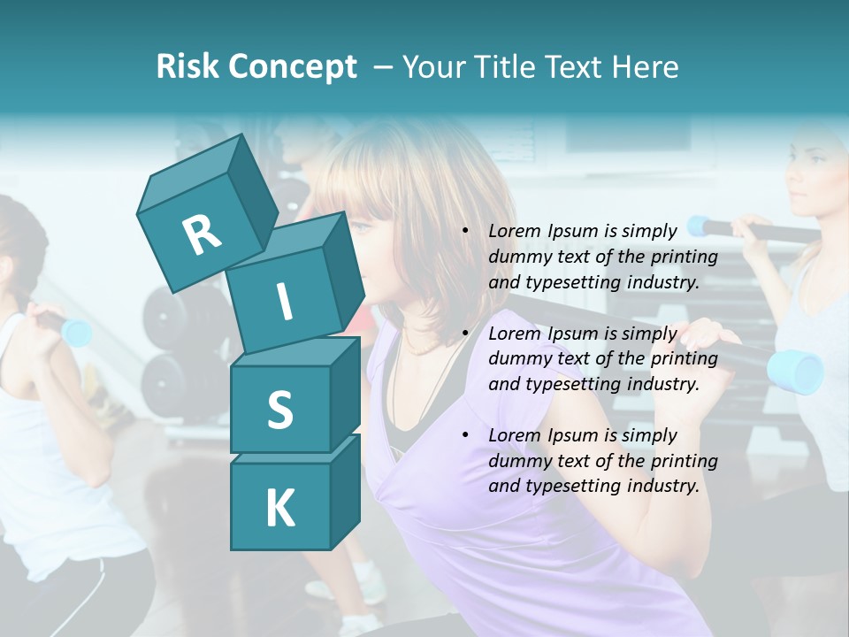 Fitness Effort People PowerPoint Template