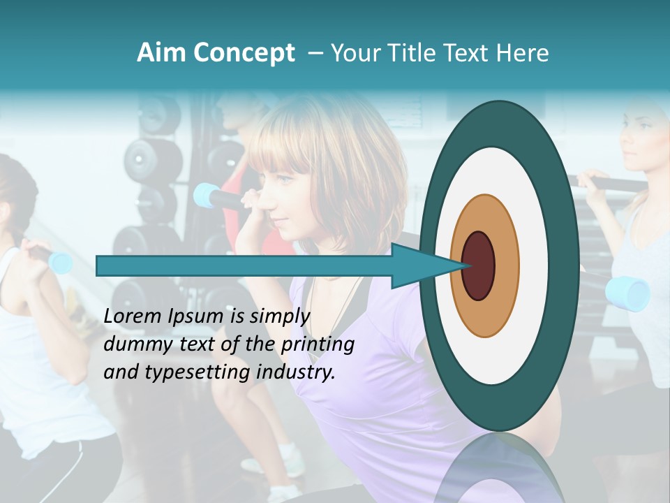 Fitness Effort People PowerPoint Template