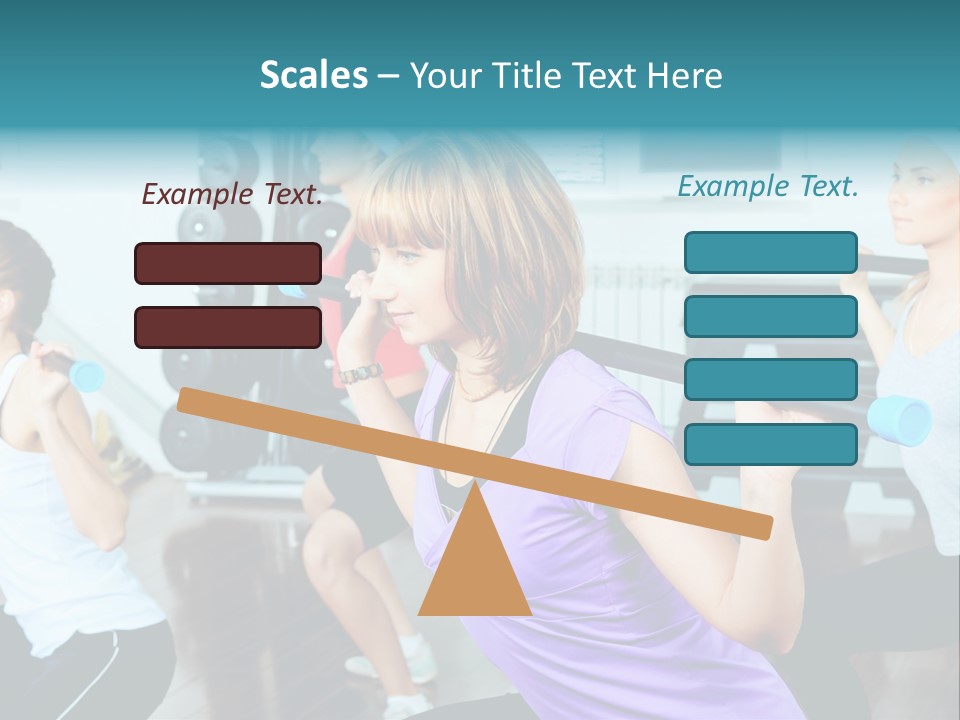 Fitness Effort People PowerPoint Template