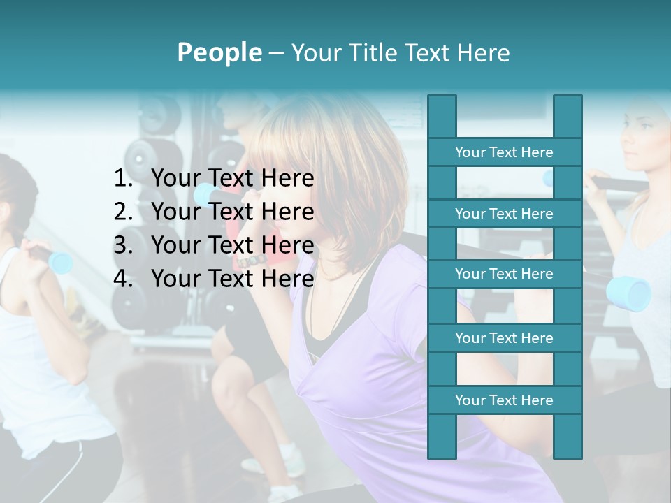 Fitness Effort People PowerPoint Template