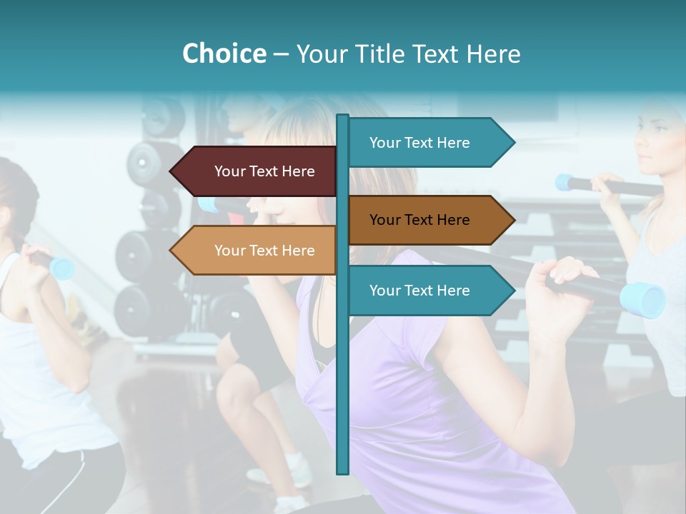 Fitness Effort People PowerPoint Template