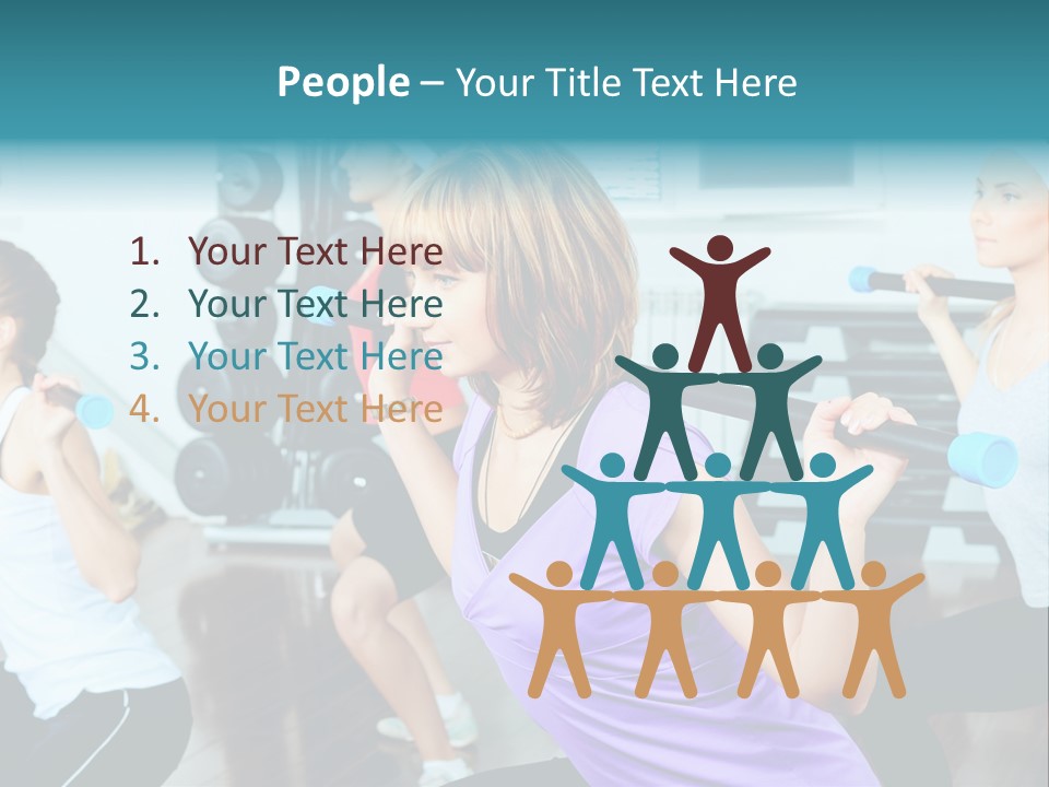 Fitness Effort People PowerPoint Template