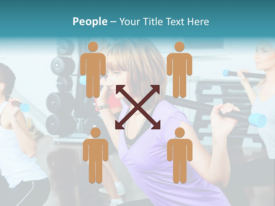 Fitness Effort People PowerPoint Template