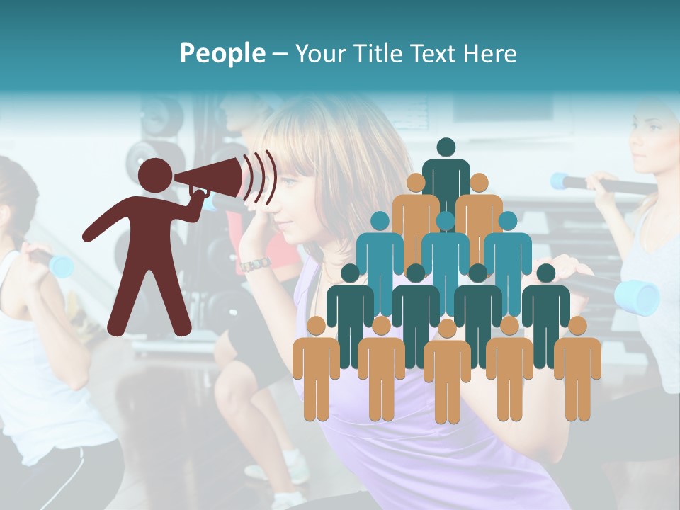 Fitness Effort People PowerPoint Template