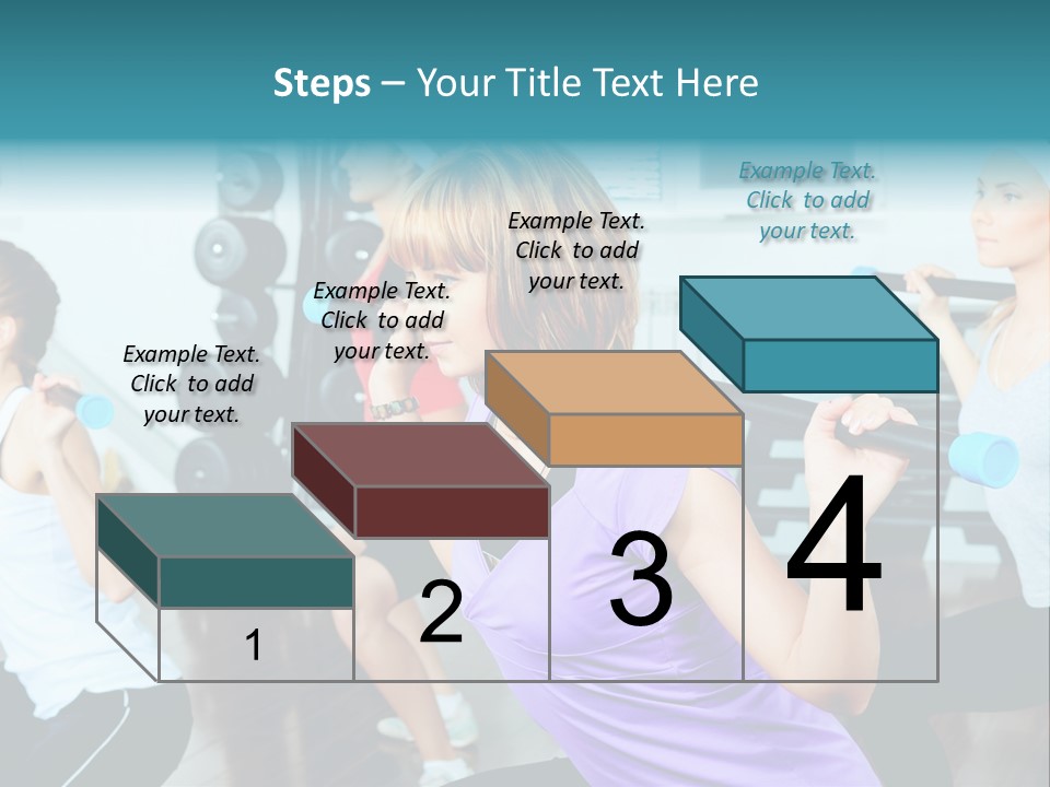 Fitness Effort People PowerPoint Template