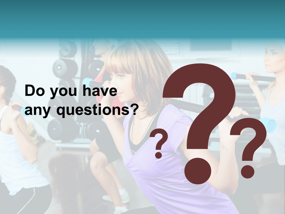 Fitness Effort People PowerPoint Template