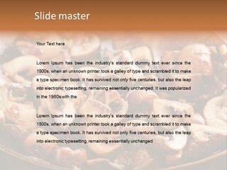 Tapas Mushroom Country PowerPoint Template