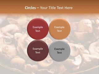 Tapas Mushroom Country PowerPoint Template