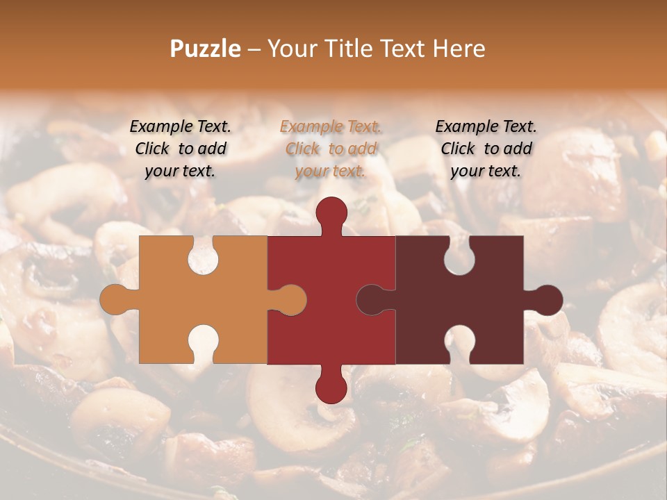 Tapas Mushroom Country PowerPoint Template