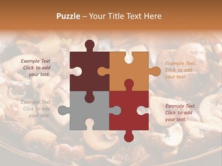 Tapas Mushroom Country PowerPoint Template