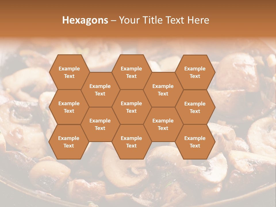 Tapas Mushroom Country PowerPoint Template